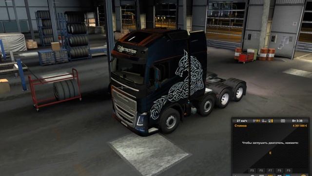ETS 2 VOLVO зацеп потерян :) смотреть онлайн
