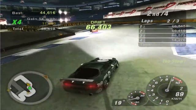Need For Speed Underground 2: Walkthrough #170 - Stadium Drift 5 [Sponsored Drift] (Stage 5) смотреть онлайн