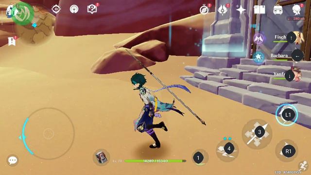 playing genshin impact in android with gamepad ( no ios) смотреть онлайн