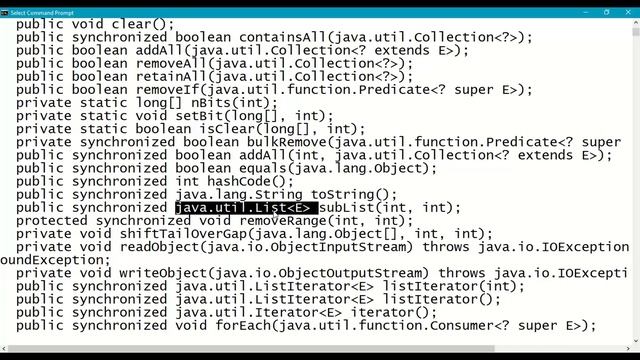 203. Vector class with Index Related Methods || Java Collections Framework || List || Collection смотреть онлайн