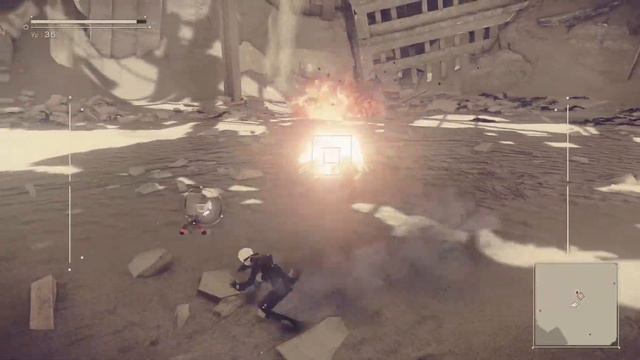NieR: Automata. #30. Первая встреча с Адамом смотреть онлайн
