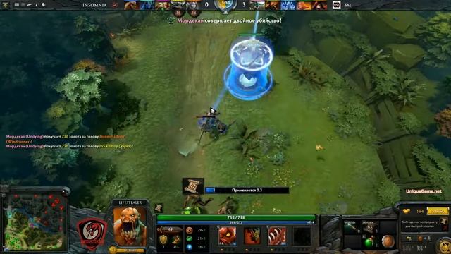 Dota 2 replay Stream with Uniquegame.net #1 смотреть онлайн