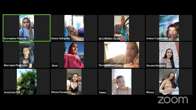 Zoom Meeting Екатерина Фадеева смотреть онлайн