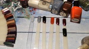 Моя коллекция лаков для ногтей. ЛАКИ  ЗИМА