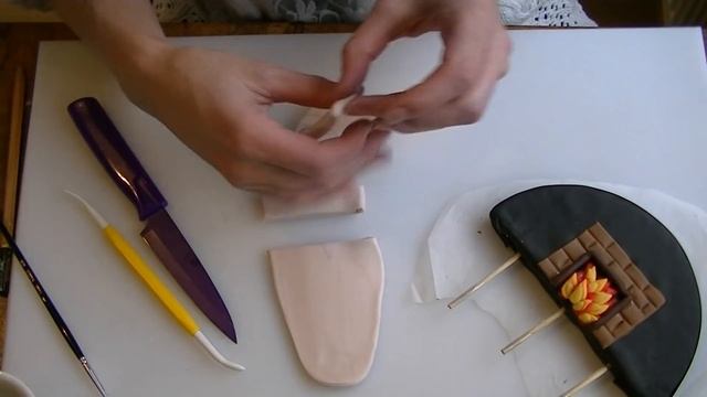 Christmas fireplace backdrop cake decorating snow theme How to Cake Decorate Tutorial смотреть онлайн