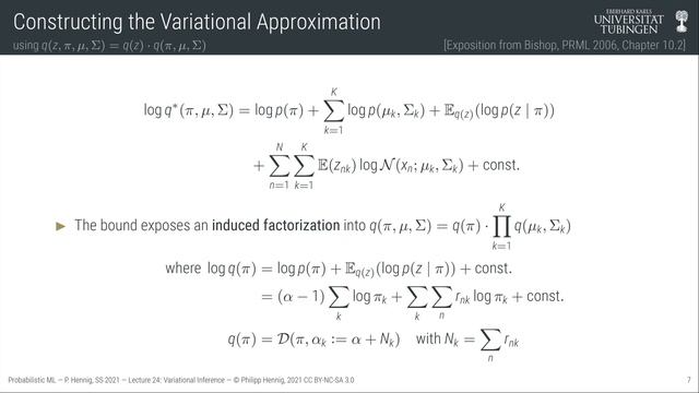 Probabilistic ML — Lecture 24 — Variational Inference смотреть онлайн