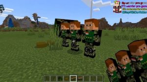 (MCPE) БОЛЬШОЙ МОД НА 3Д ОРУЖИЕ ТЕХНИКУ И МОБОВ В МАЙНКРАФТ ПЕ 1.16 1.17 ОБЗОР МОДОВ MCPE