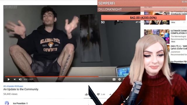 Ice Poseidon Shutting Down Cx Network? | Cx Streamers React смотреть онлайн