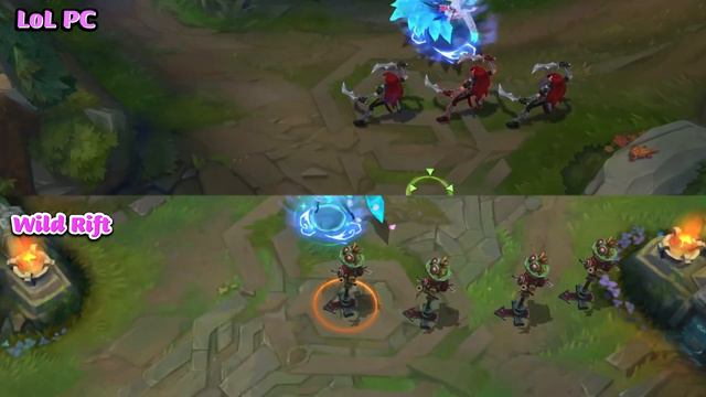 Spirit Blossom Ahri (Wild Rift) VS Spirit Blossom Ahri (LoL PC) Skin comparison 🦊🌸 смотреть онлайн