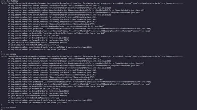 Beeline Vs Hive CLI when using Ranger смотреть онлайн