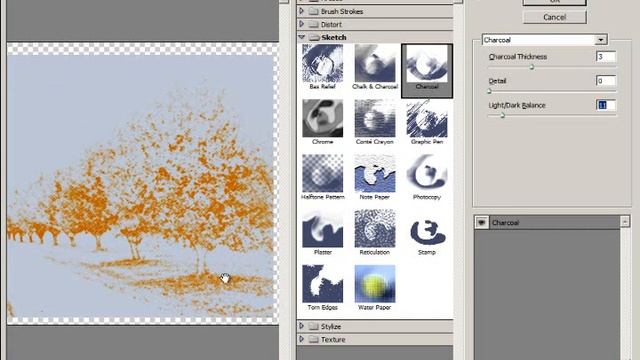 Photoshop Elements Filter Tutorial: Charcoal #2 смотреть онлайн