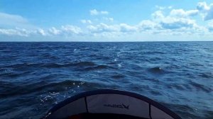 Лодка Polar Bird 360 кречет. Ладога. Ход по волне 50-70 см.