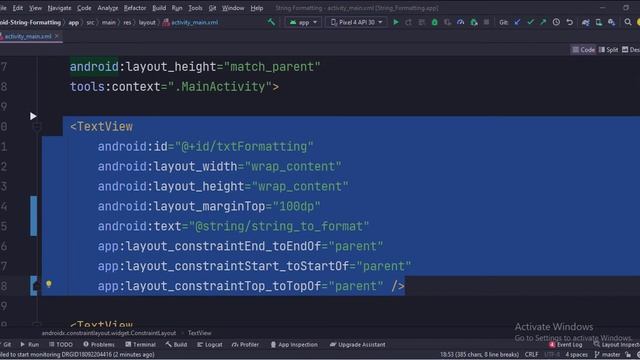 ANDROID - STRING FORMATTING TUTORIAL IN JAVA | DYNAMIC STRING RESOURCE, HTML STRING. смотреть онлайн