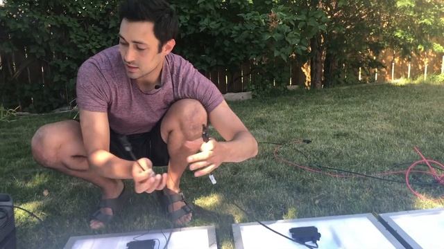 HOW TO: Connecting Solar Panels to the Bluetti, EcoFlow Delta & Any Other Solar Powered Generator смотреть онлайн