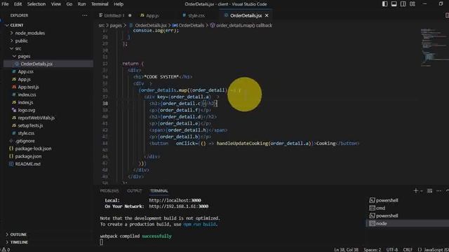 ระบบร้านอาหาร Node.js React Mysql Cook system EP41 смотреть онлайн