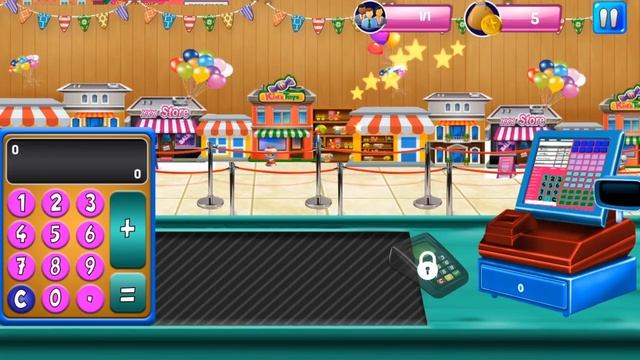 Baby Store Cashier Girl: Shopping Mall Android Gameplay смотреть онлайн