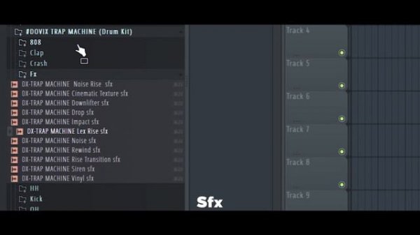 DOVIX "TRAP MACHINE" Free Drum Kit (Бесплатный драм кит)