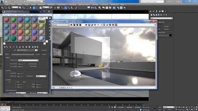 Vray HDRI tutorial in 3ds Max смотреть онлайн