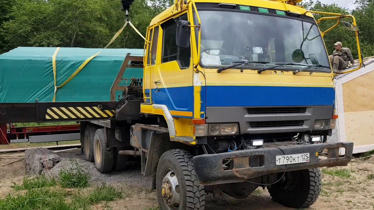 Дубльдом,Dubldom разгрузка тралов и монтаж.timelapse,modular home смотреть онлайн