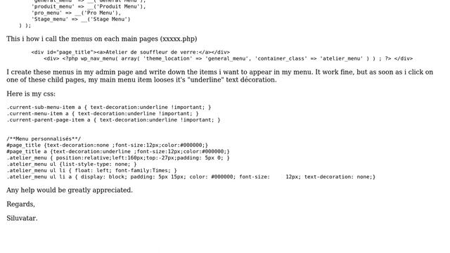 Wordpress: Keeping parent menu items active in child pages смотреть онлайн
