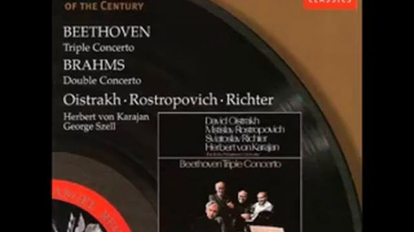 Beethoven, Triple Concerto (Oistrakh, Rostropovich, Richter)