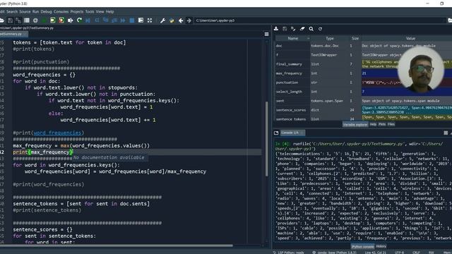 Text summarization in NLP using spaCy | Python review смотреть онлайн