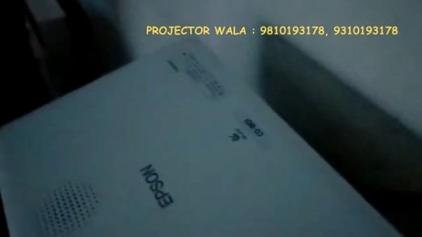 Epson CO-W01 Projector installation with 110'' Motorized Projection Screen in 16:9 by@PROJECTORWALA