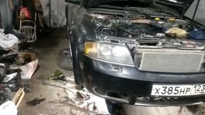 замена картриджы турбины Ауди алровд с5 двигатель 2.7би турбо