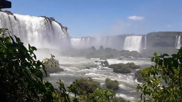 Водопады Игуасу.Вид с бразильской стороны. смотреть онлайн