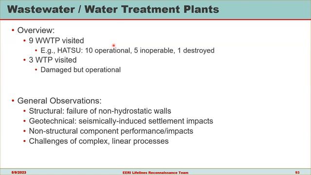 LFE Kahramanmaraş Earthquakes Reconnaissance Webinar: Lifelines смотреть онлайн
