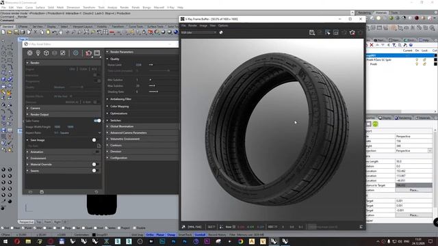 V-Ray 5 for Rhino. Ford Mustang Fastback 1965 Shading, Lightning. Part 6 смотреть онлайн
