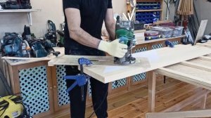 Процесс Фрезеровка пазов в тетиве