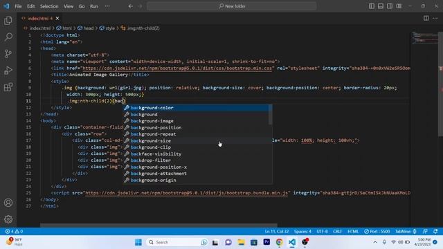 How to Create Animated Image Gallery in Bootstrap 5 ? #webdevelopment #website #webdesign смотреть онлайн