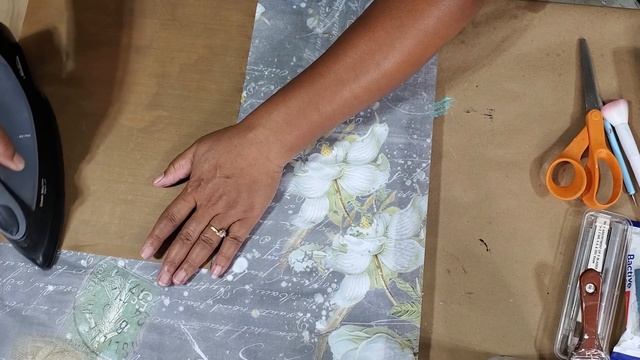 How To Decoupage - Iron On Decoupage Method - Decoupage With No Wrinkles