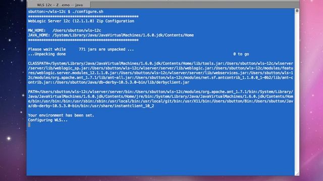 WebLogic Server 12c - 5 Mins with the Zip File Distribution смотреть онлайн