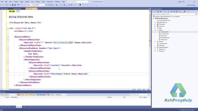 How to use Blazored Menu in Blazor | Blazored Menu смотреть онлайн