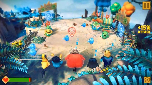 Angry Birds Evolution: Gameplay Walkthrough Part 9 - Three Stars Bird (iOS, Android) смотреть онлайн