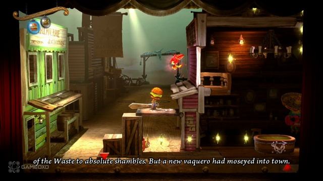 Puppeteer Walkthrough - Gameplay Part 10 (High Noon - Act 4 Curtain 1 - Gunslinger Boss) смотреть онлайн