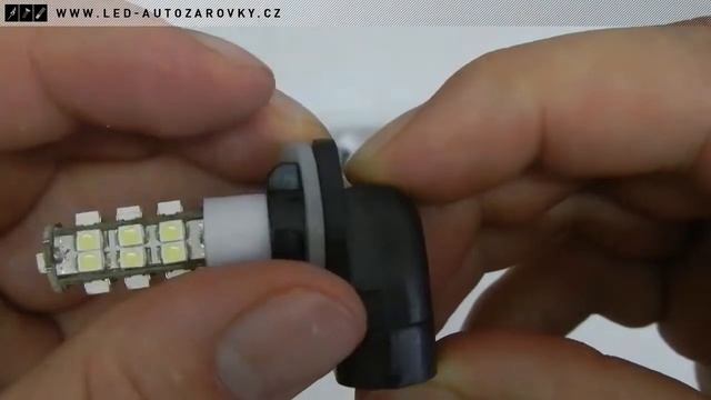 LED žárovka 12V s paticí 881, 25 SMD LED, 12V смотреть онлайн