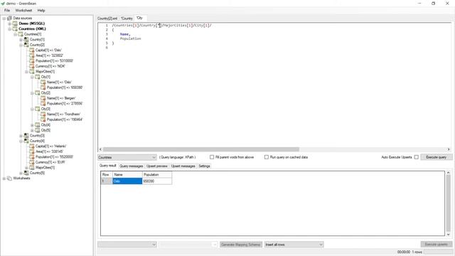 How to query XML data using xPath in GreenBean смотреть онлайн