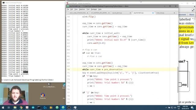 Auditory psychophysics using Python and Psychopy - (Video 3 Timing Control) смотреть онлайн