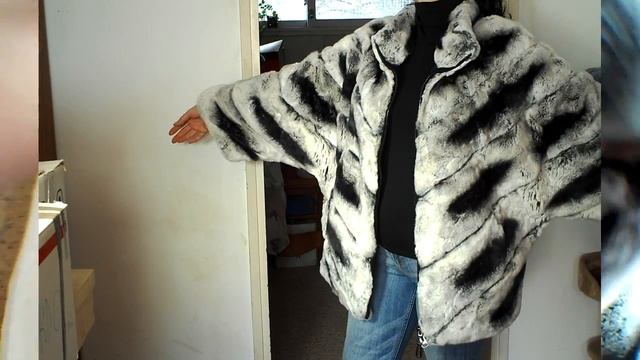 Шуба из Кролика Рекс (Шиншилловый Кролик, Rex Rabbit) Купленная Нами на Алиэкспресс смотреть онлайн