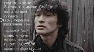 самые популярные песни Виктора Цоя