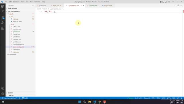 Convert Figma Portfolio to Responsive HTML Website: 2-5-Import Google fonts смотреть онлайн
