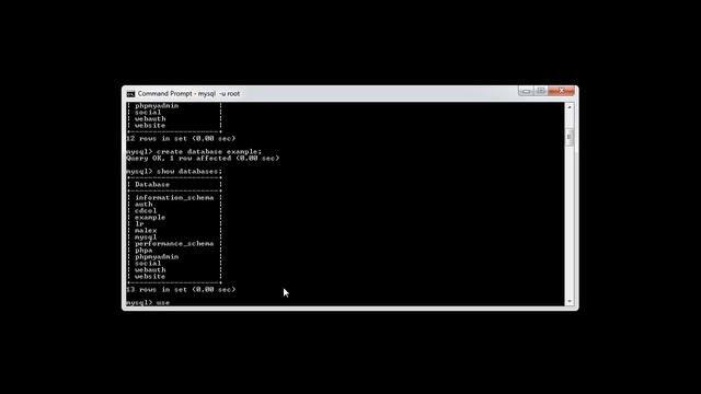 MySQL: Selecting a Database смотреть онлайн