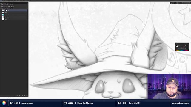 CGS Live - Concept Art 28 - Fox Wizard and Shroom Buddy Pt. 2! смотреть онлайн