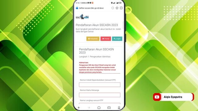CARA ATASI TIDAK BISA SWAFOTO PENDAFTARAN AKUN SSCASN 2023 смотреть онлайн