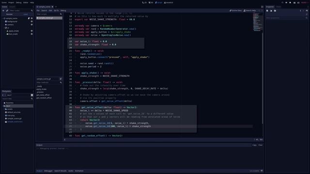 How I do screen shake in Godot смотреть онлайн