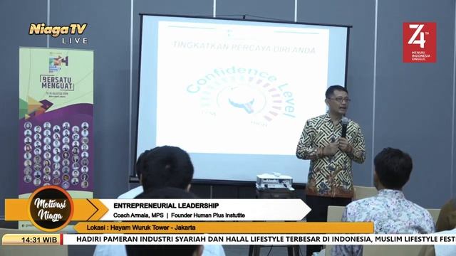 [Motivasi Niaga] ENTREPRENEURIAL LEADERSHIP - Coach Armala, MPS смотреть онлайн