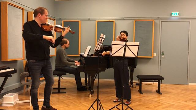 Aya, Jarno & Esa - A.Glazunov: Romanesca (rehearsal) смотреть онлайн
